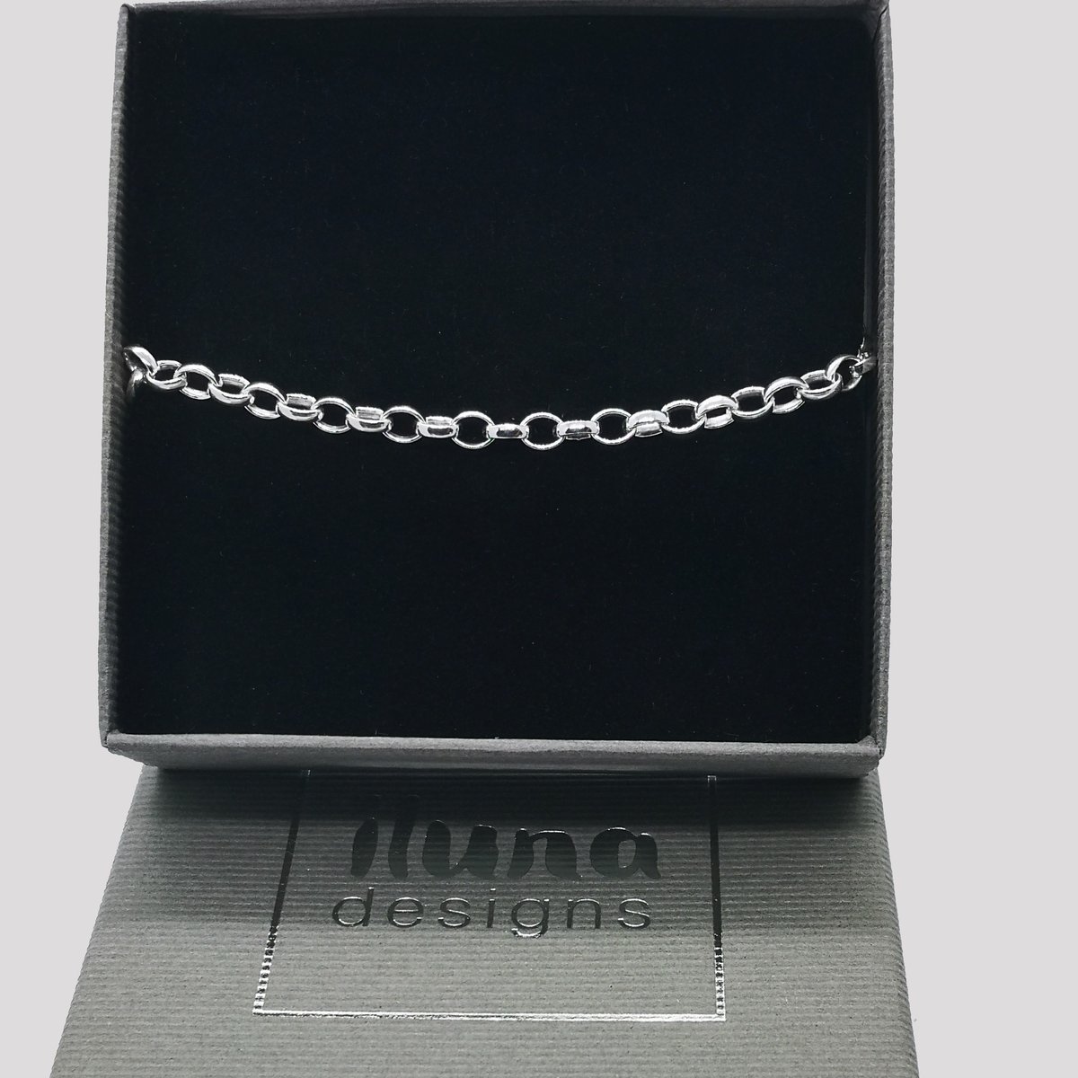 Image of Solid Silver Belcher Bracelet