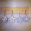 Glitter Star Decorations - Personalised
