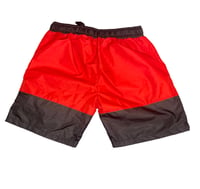 Image 3 of Tech Shorts - Red / Black