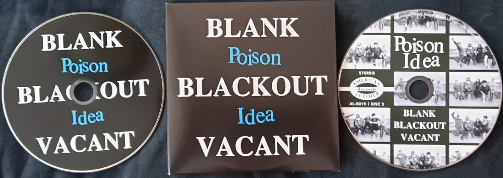 BLANK BLACKOUT VACANT CD with bonus tracks / Poison Idea