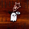 Boo! The Ghost Acrylic Charm