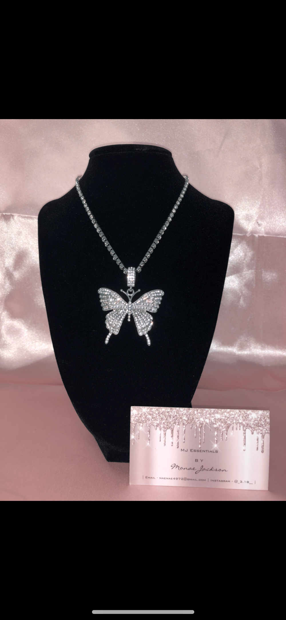 Image of Classic Butterfly Necklace