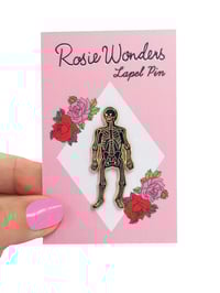 Image 3 of Skeleton Enamel Pin