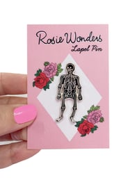 Image 2 of Skeleton Enamel Pin