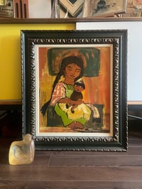 Image 1 of Mother and Child, Oil on Canvas