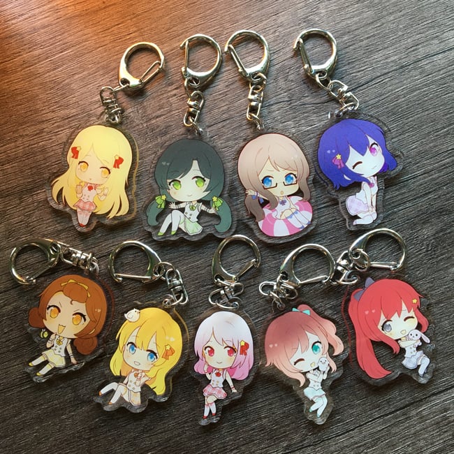 Acrylic Keychain Charm