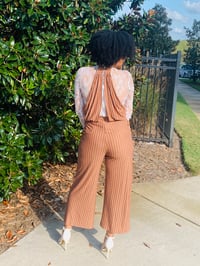 Image 2 of Caramel Stripes Jumpsuit