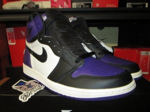 Image of Air Jordan I (1) Retro High OG "Court Purple 1.0"