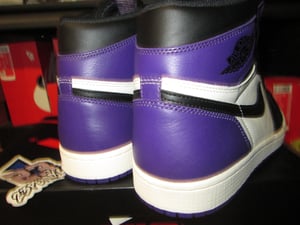 Image of Air Jordan I (1) Retro High OG "Court Purple 1.0"