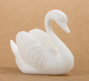 Image of Vintage style Miniature Swans
