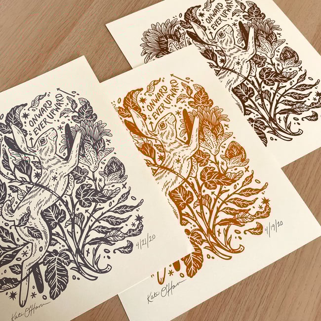 Onward Ever Upward Print