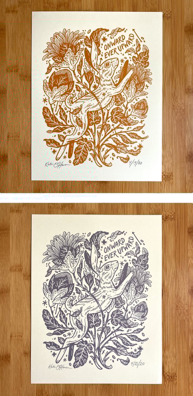 Onward Ever Upward Print