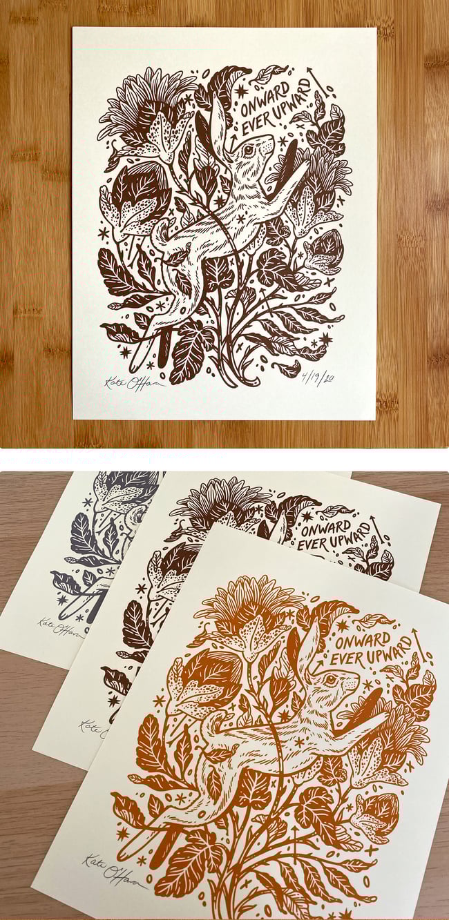 Onward Ever Upward Print