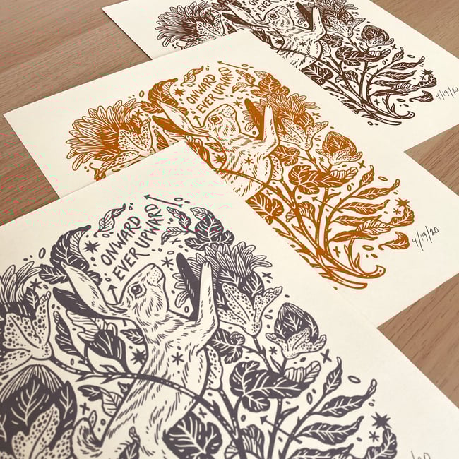 Onward Ever Upward Print