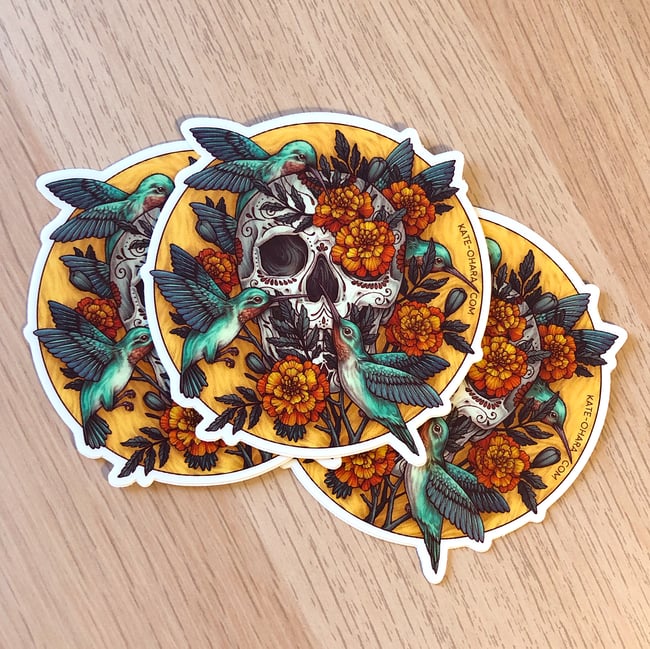 Day of the Dead - Hummingbird