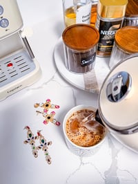 Image 3 of Issey Cross Drop Earrings