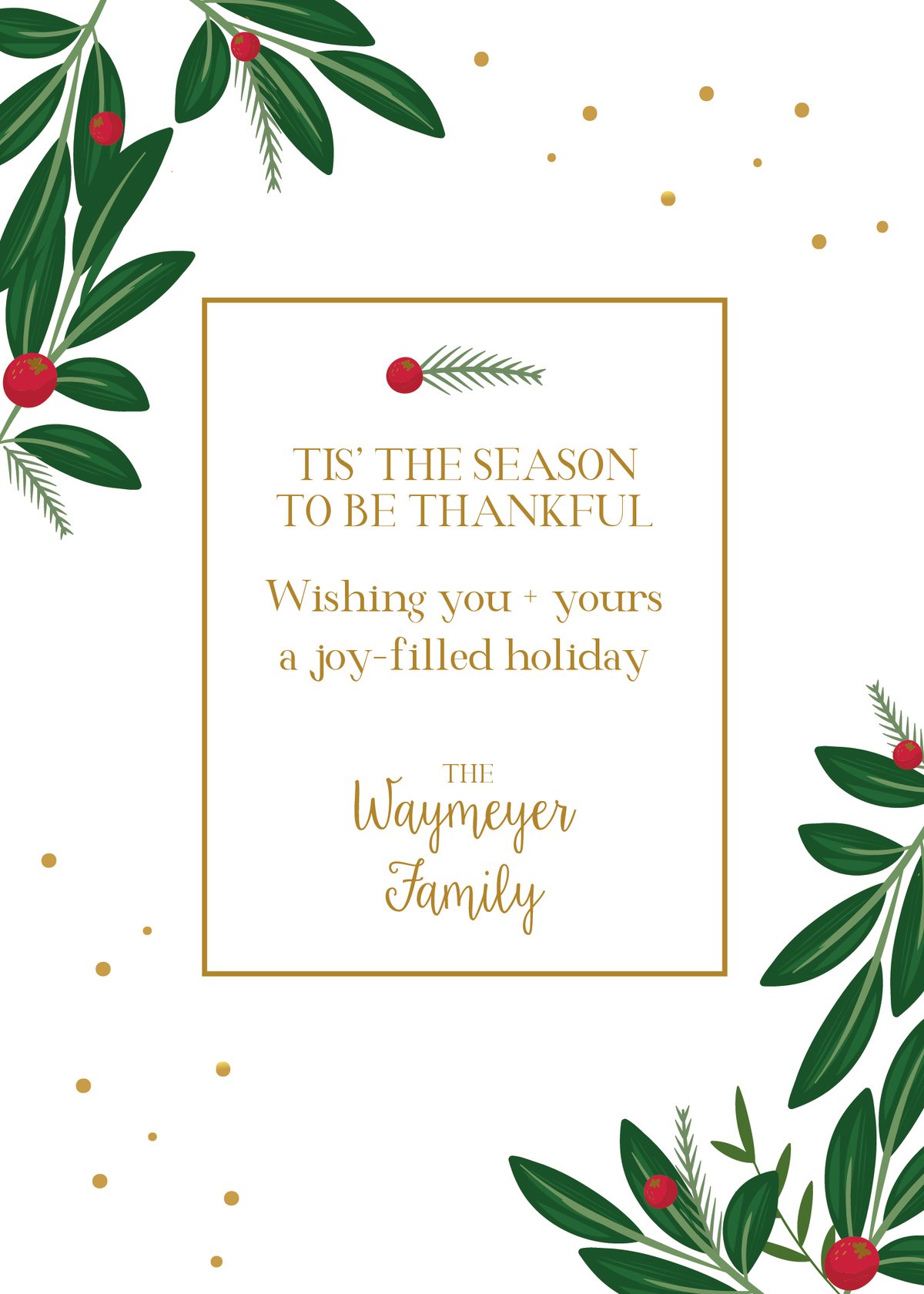 Holly Berry Tis' the Season