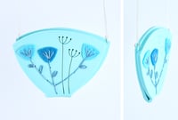 Image 4 of Stitched Seed Head Necklace (Wintery Colours) 