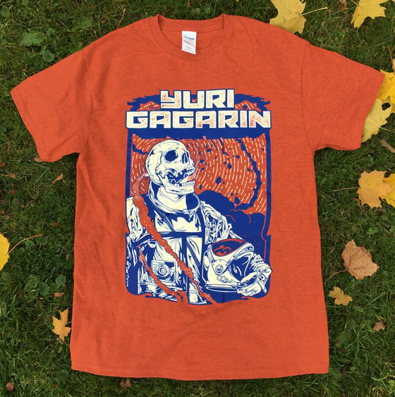 Image of Orange Cosmic Ruin T-Shirt