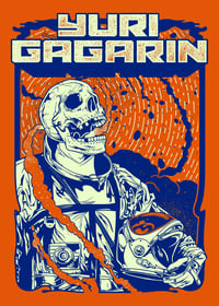Image 2 of Orange Cosmic Ruin T-Shirt
