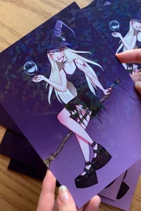 HALLOWEEN WITCH PRINT (HOLO)