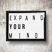 Image 1 of Expand Your Mind Lightbox Quote