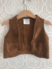 Image 2 of COSTA SUR- Kids California Gold Suede Vest