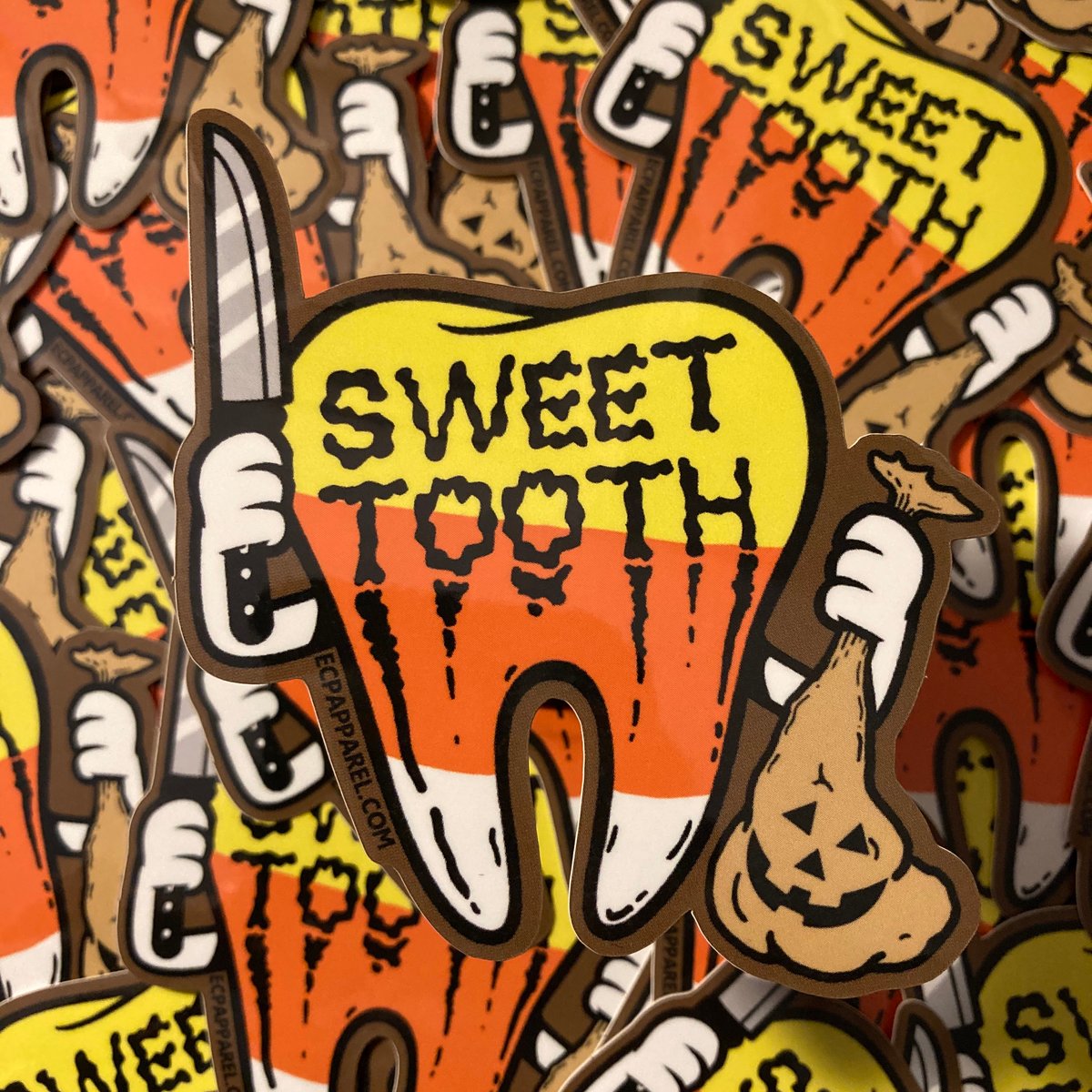 “Sweet Tooth” Die- Cut Sticker