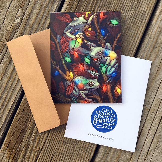 Baby it's Toad Outside Greeting Card