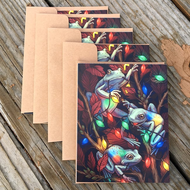 Baby it's Toad Outside Greeting Card