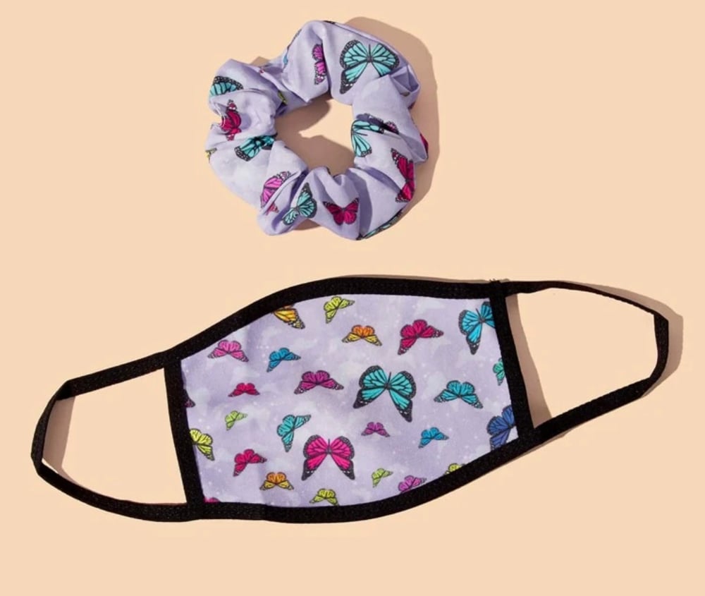 Image of Butterfly Mask & Scrunchie 