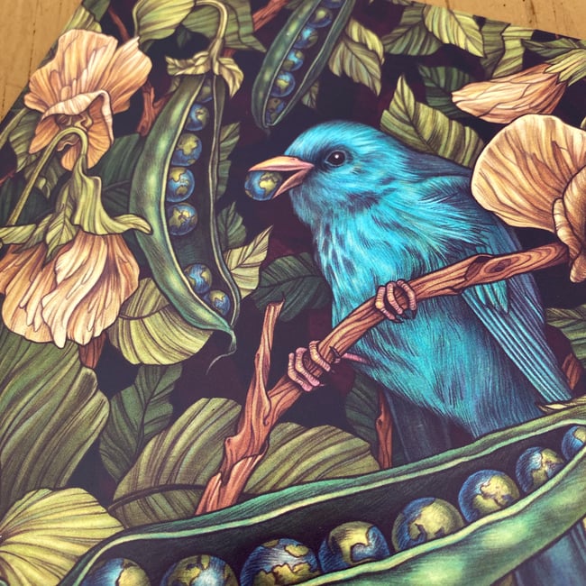 World Peas Mini Print