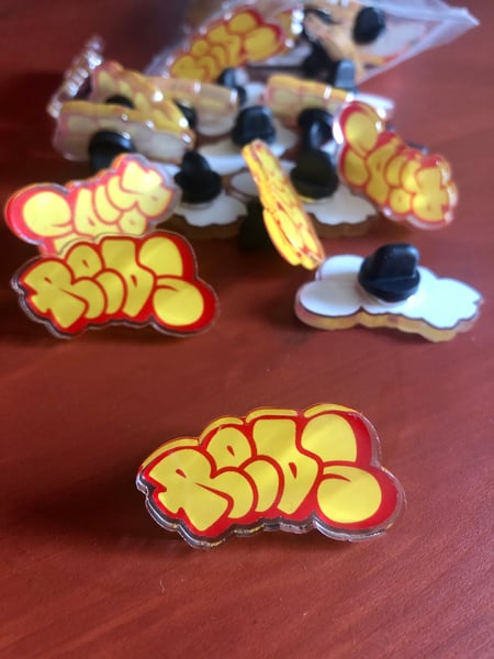 Image of REDS throw acrylic pins