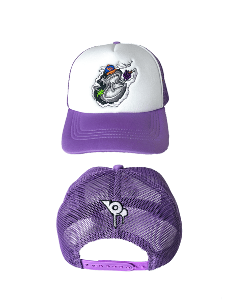 Image of “MASCOT” TRUCKER HAT PURPLE