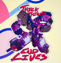 Thick Thighs Tarn Sticker