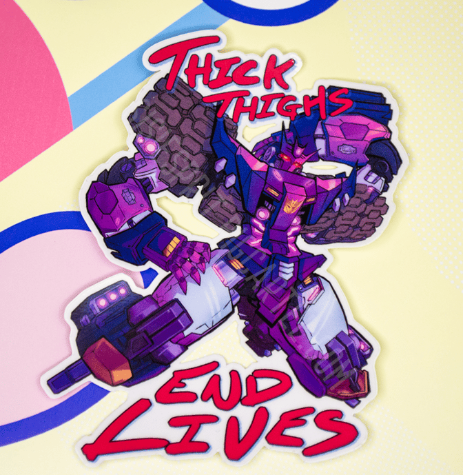 Image of Thick Thighs Tarn Sticker