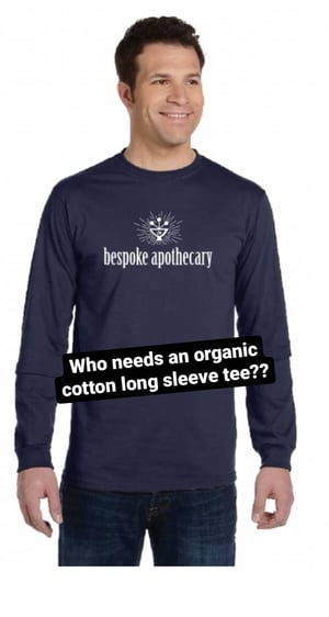 Image of S A L E !  Super soft Organic cotton long sleeve Bespoke Apothecary Tee 
