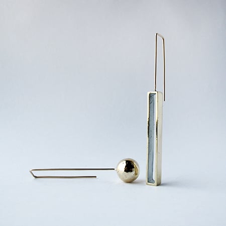 Image of Brass Ball / Long Open Rectangle / Small Shapes