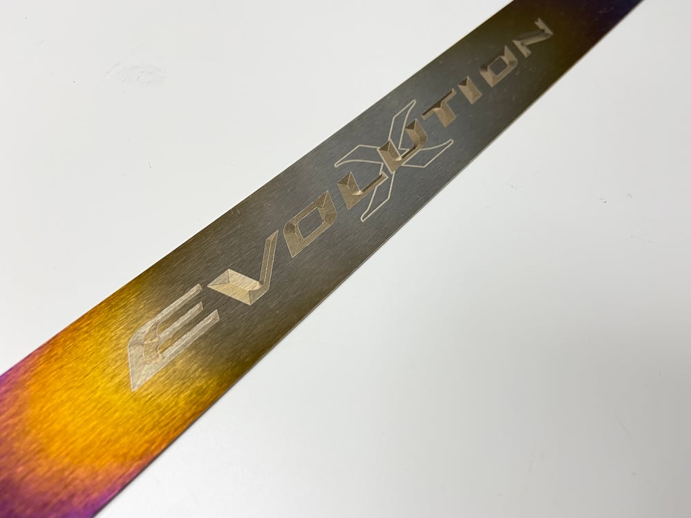 Mitsubishi Evo X titanium titanium door sills