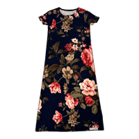 4/5 Navy Floral