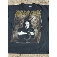 Image 5 of VTG 1998 Cradle of Filth The Wall-Eyed Vain & Insane Blue Grape T-Shirt Size (XL)