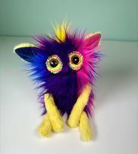 Image 1 of Happy Weighted Monster - Pink Purple Blue
