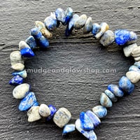Image 1 of Lapis Lazuli Chip Bracelet 