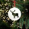 Wooden Christmas Decorations - Stag
