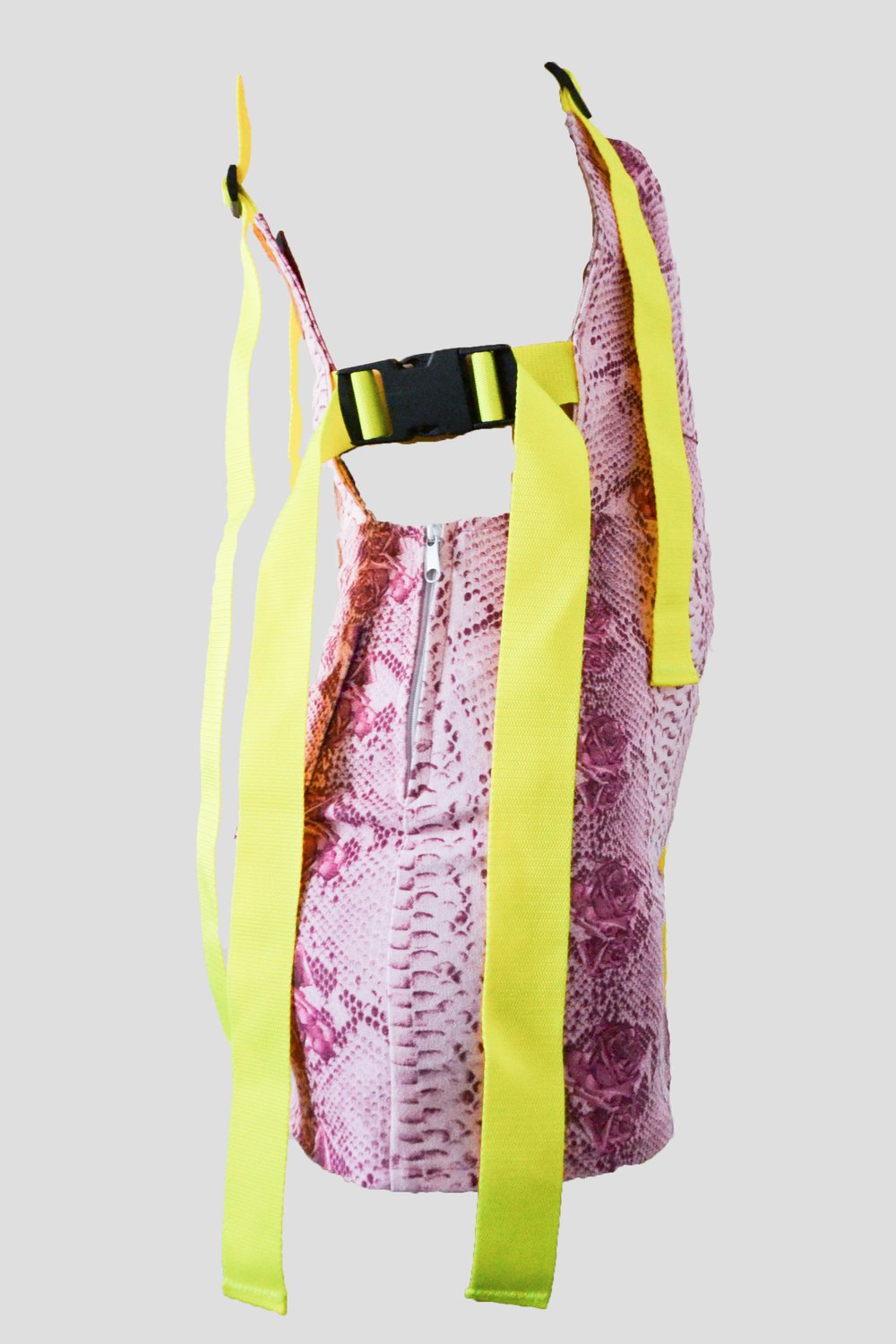 Image of Snake Overall Dress