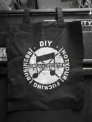 Image of 'DIY - Not your fucking business' Tote bag