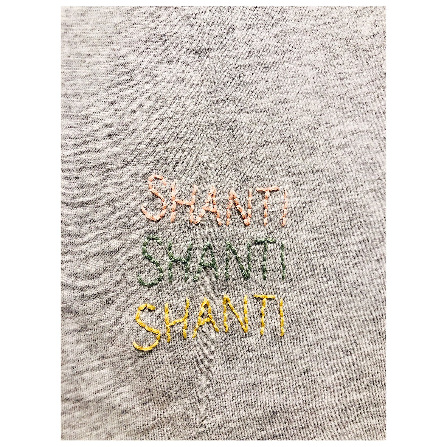 Image of SHANTI SHANTI SHANTI – Top Grey 