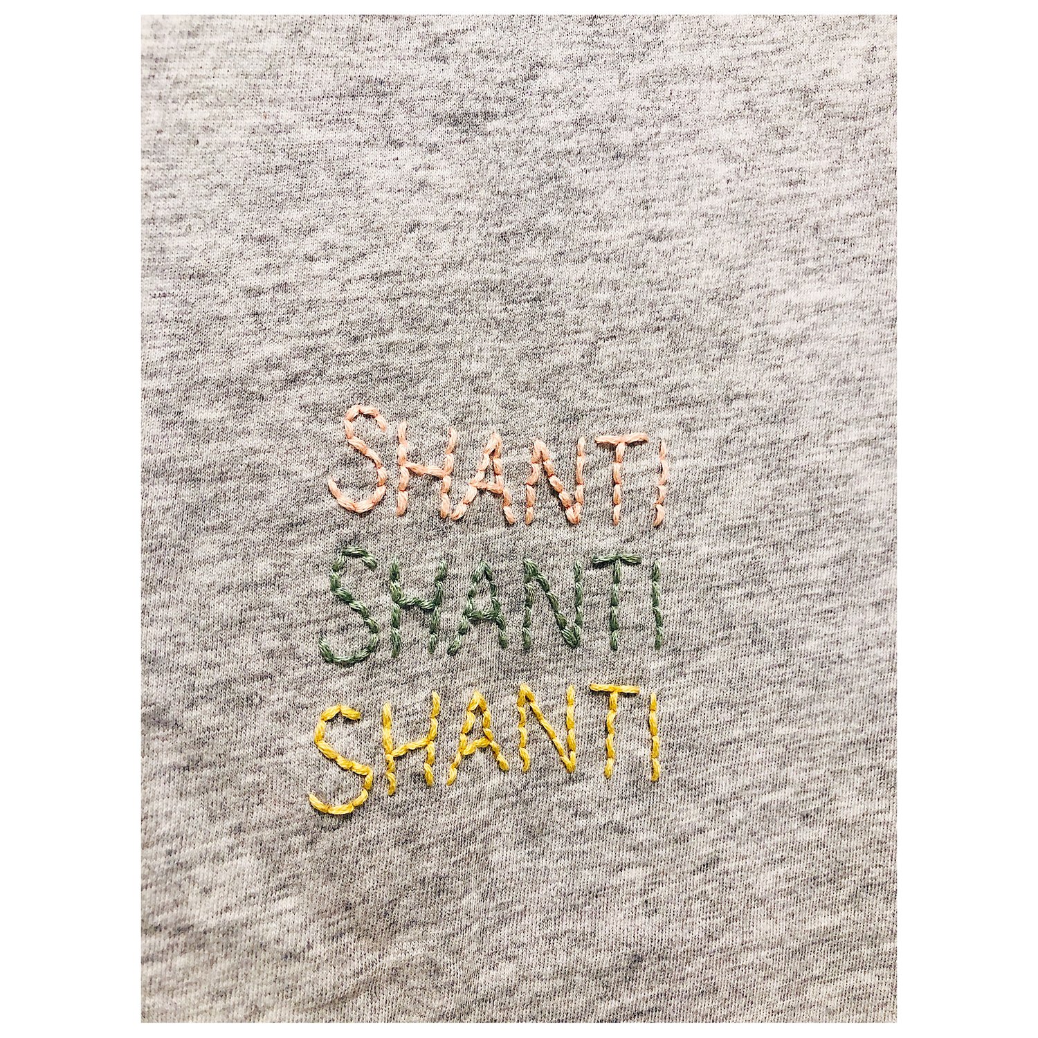 Image of SHANTI SHANTI SHANTI – Top Grey