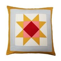Image 2 of Warm Hearth Patchwork Cushion