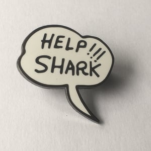 Image of SICK VANDALISM PIN inspired by JAWS